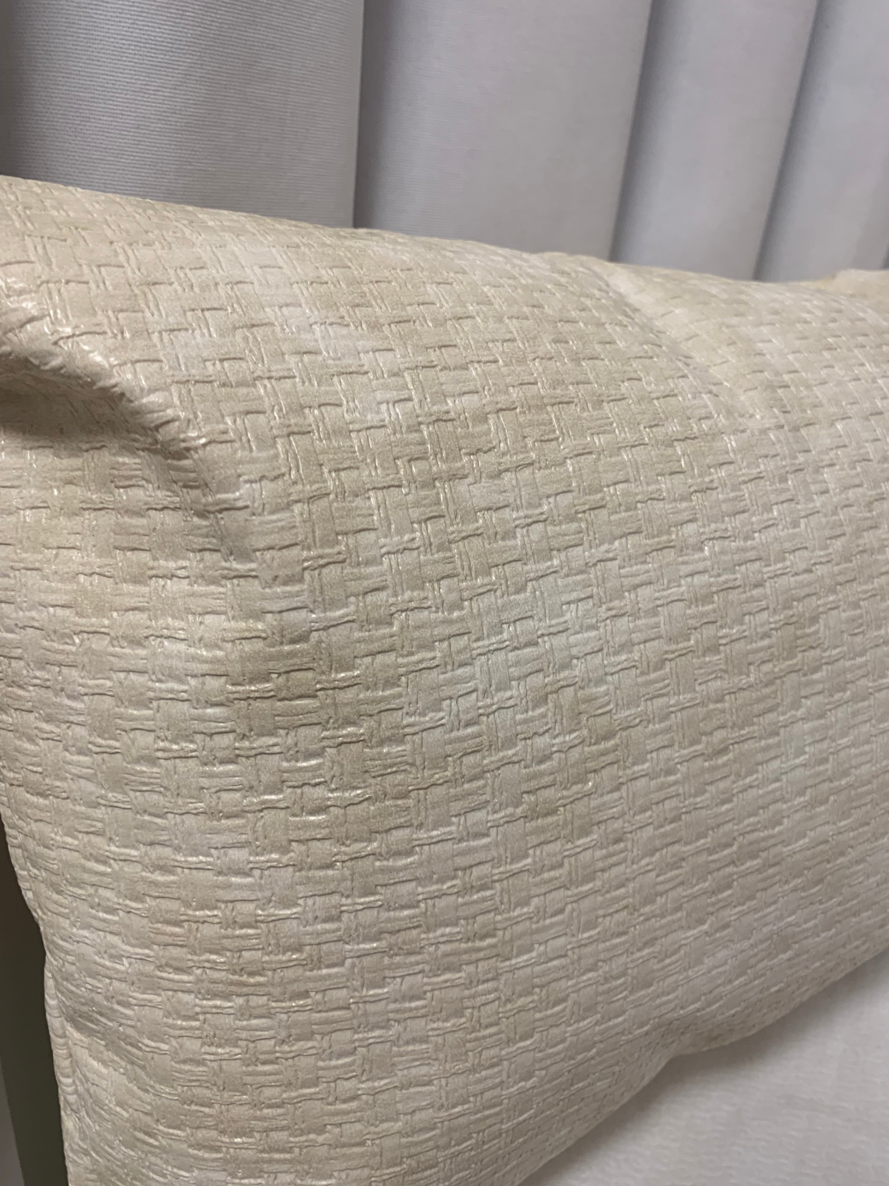 סט כריות שמנת ריבועים